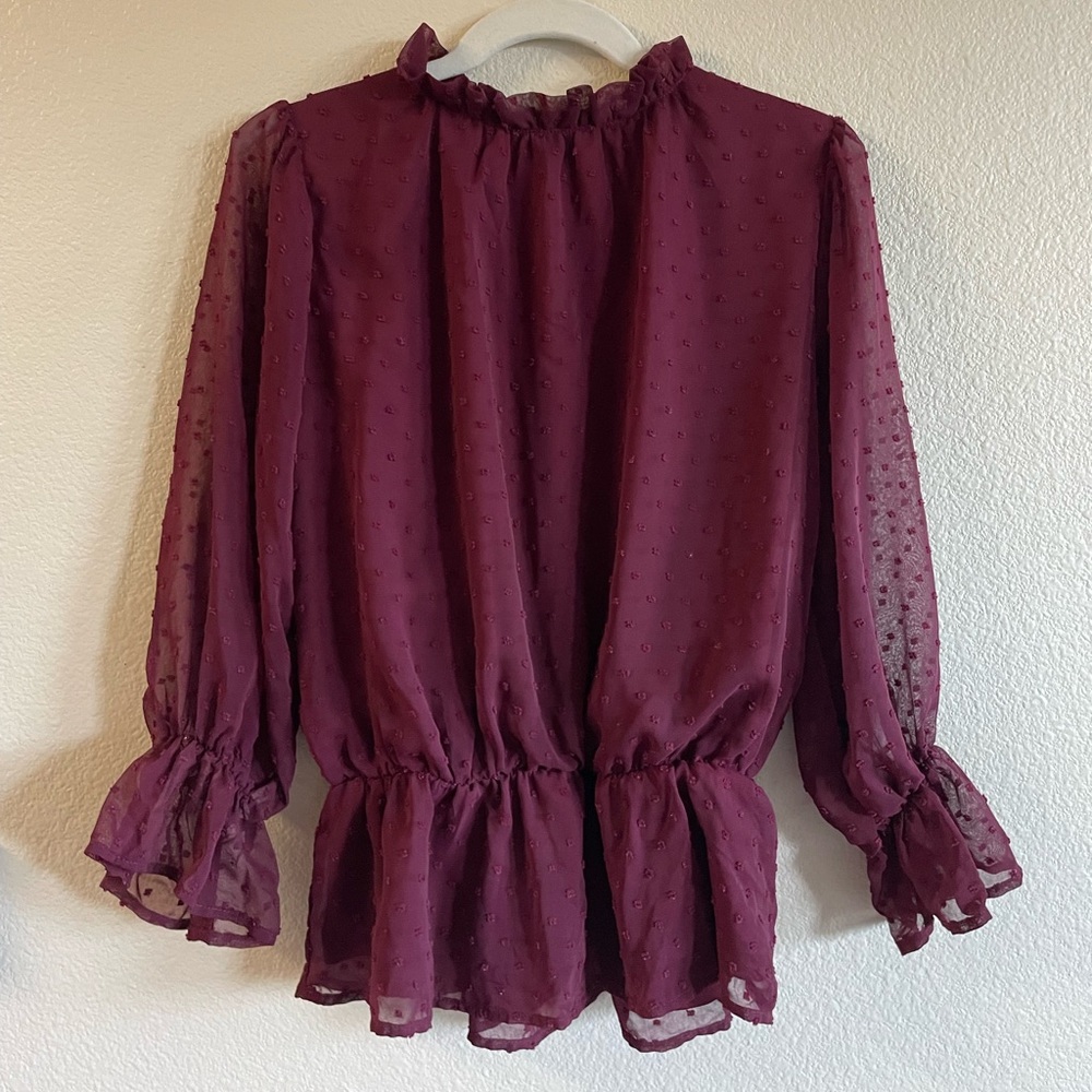 Maroon Blouse